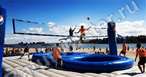 Площадка для игры в Боссабол 18*9*5 м, двухуровневый