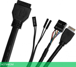Корпус Azza Cast черный без БП (CSAZ-808BM)