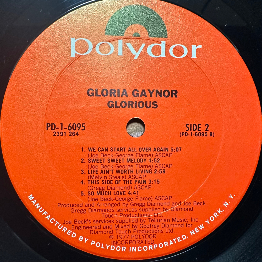 Gloria Gaynor - Glorious (США 1977г.)