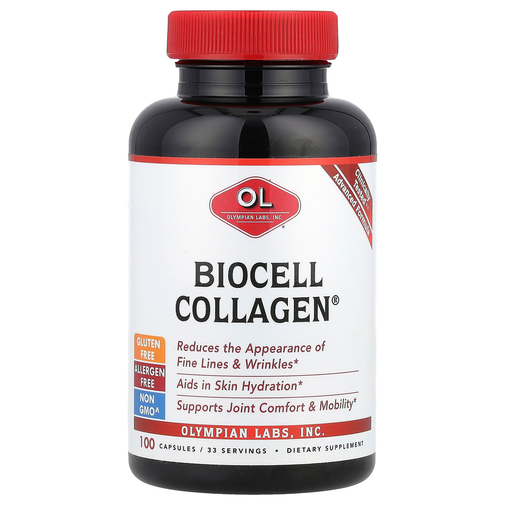 Olympian Labs, BioCell Collagen®, 100 капсул