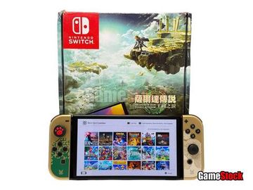 Игровая приставка Nintendo Switch Oled Zelda Edition Б/У, Прошита, 256GB