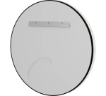 Зеркало Teymi Lina Romantic Black D60 LED подсветка, сенсор, антипар