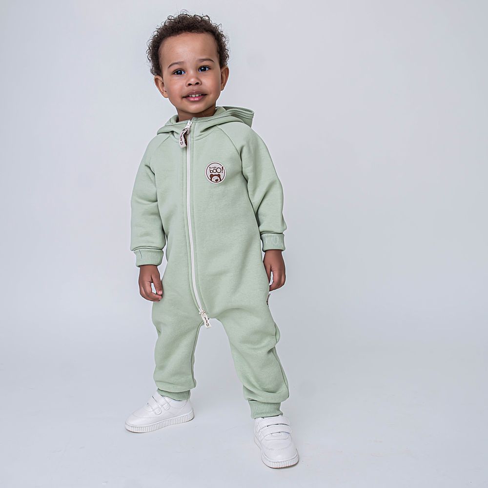 Комбинезон с клапаном "Шалфей" утепленный