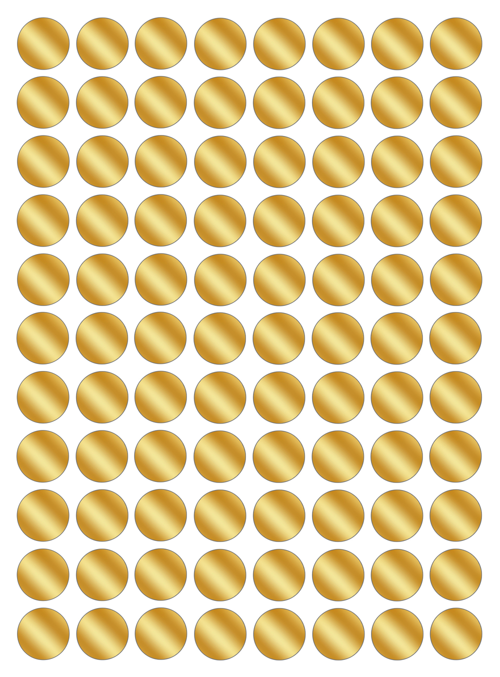 Виниловые наклейки для упаковки и маркировки Policomprint M29, 15 мм. 88 шт.