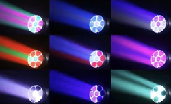 Вращающаяся голова Led Wash 7*40W, Big Topper