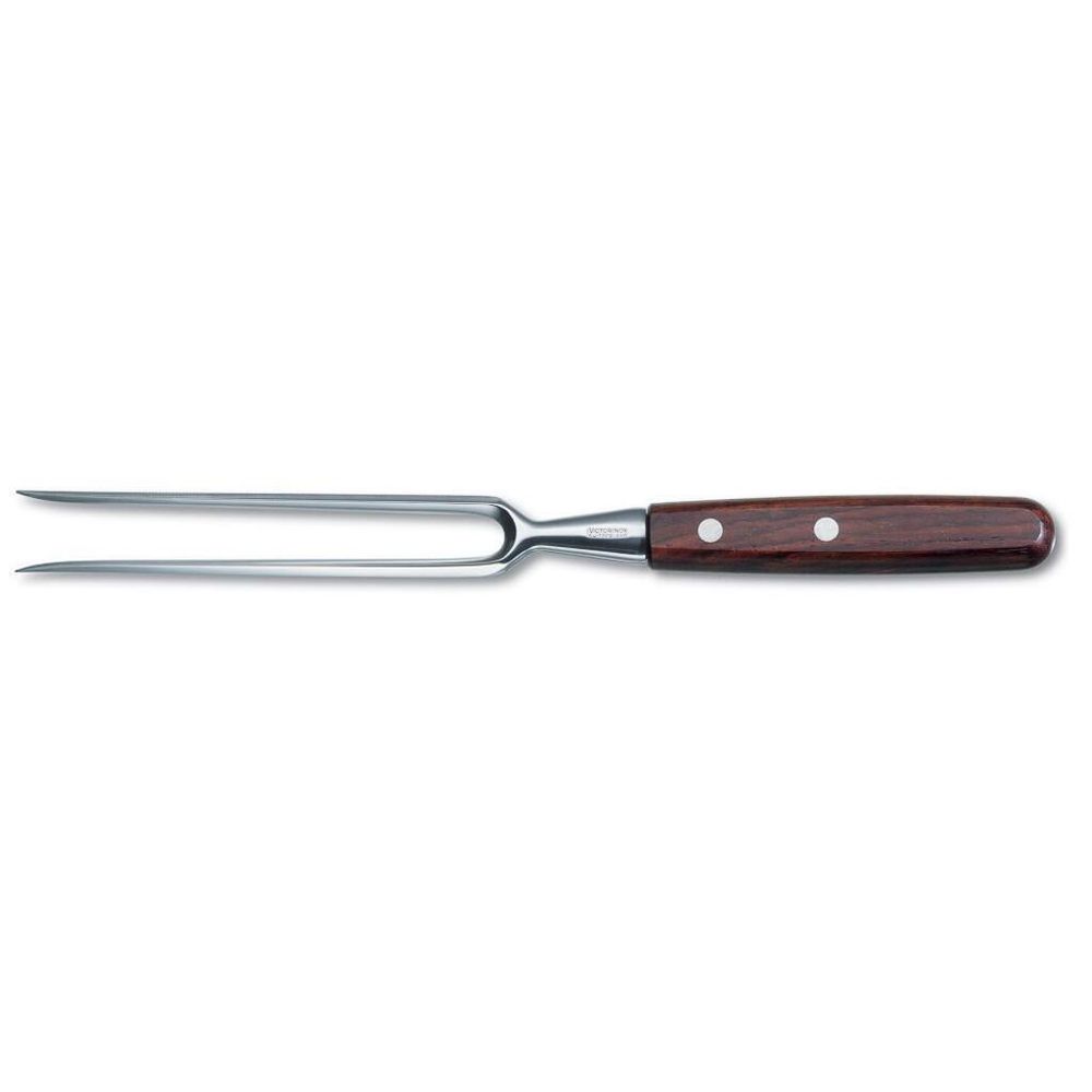Вилка для мяса поварская 15 см Rosewood нерж. с дерев. ручкой Victorinox