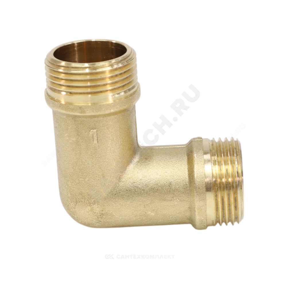 Угольник латунь Ду 15 (1/2") НР/НР VALFEX VF.093.L.012