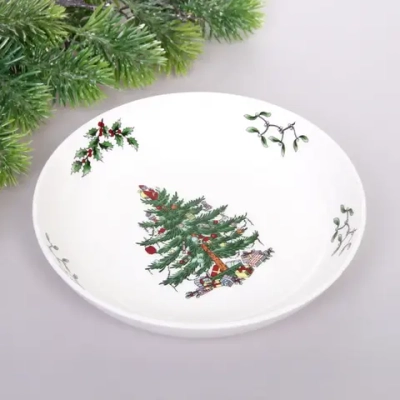 Тарелка керамическая «Ёлочка» 18*4см
