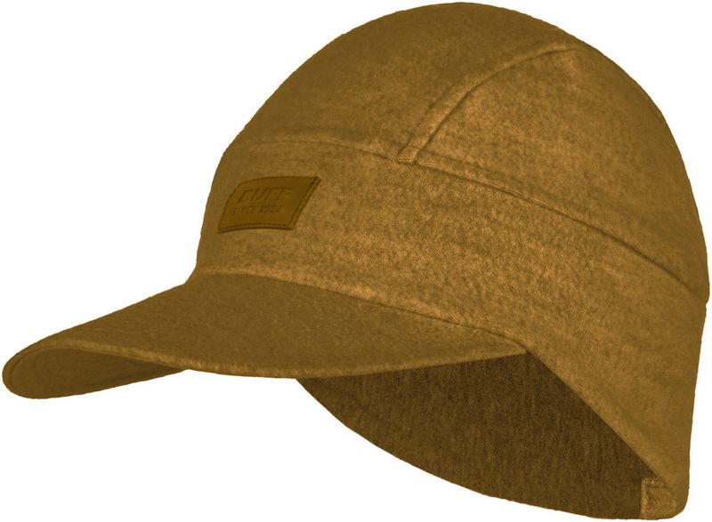 Зимняя шерстяная кепка Buff Wool Fleece Pack Cap Ochre Фото 1
