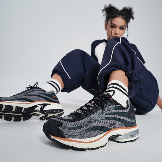 Reebok Rbk Premier Бежевые кроссовки Низкие Черно-серые Унисекс