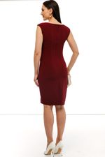 Платье футляр "Основной инстинкт" винное П2204 LT Collection (Акция)