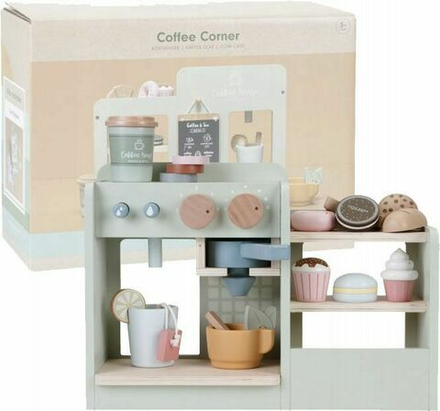 Игровой набор Little Dutch Coffee Machine Large/Coffee Corner - Детская кофейня с кофемашиной и аксессуарами LD7089