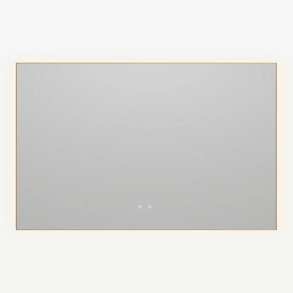 Зеркало LED Vincea VLM-4F120BG-2 120х80 брашированное золото