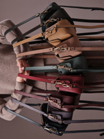 Сумка кожаная через плечо гоби