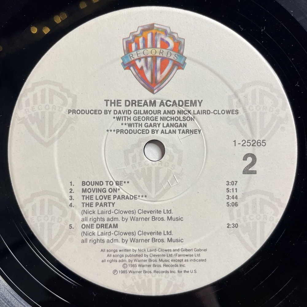 Винтажная виниловая пластинка LP The Dream Academy (USA 1985)