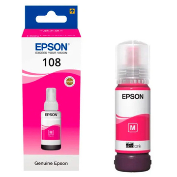Контейнер с чернилами EPSON 108 (C13T09C34A) для L8050/L18050 пурпурный
