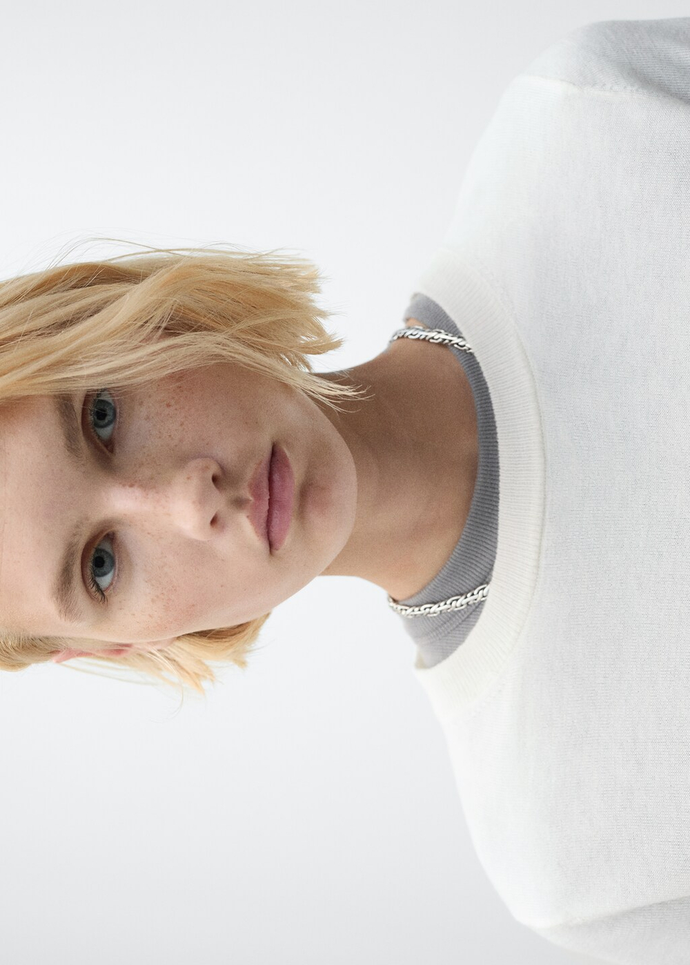 Джемпер из смесовой шерсти с круглой горловиной