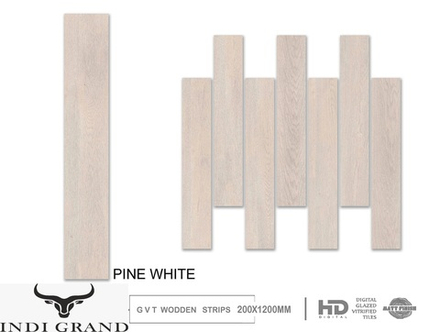 Керамогранит 20x120 cm pine white