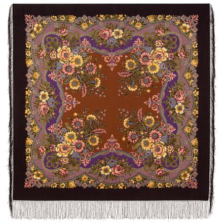 Павловопосадский платок Ностальгия 573-16 (П)