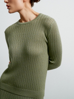 Джемпер SHANTY с длинным рукавом, хаки