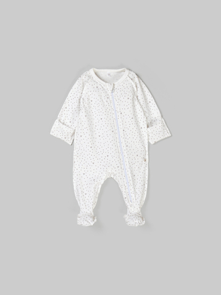 Слип на молнии с закрытой ножкой "Мишутка" 0+