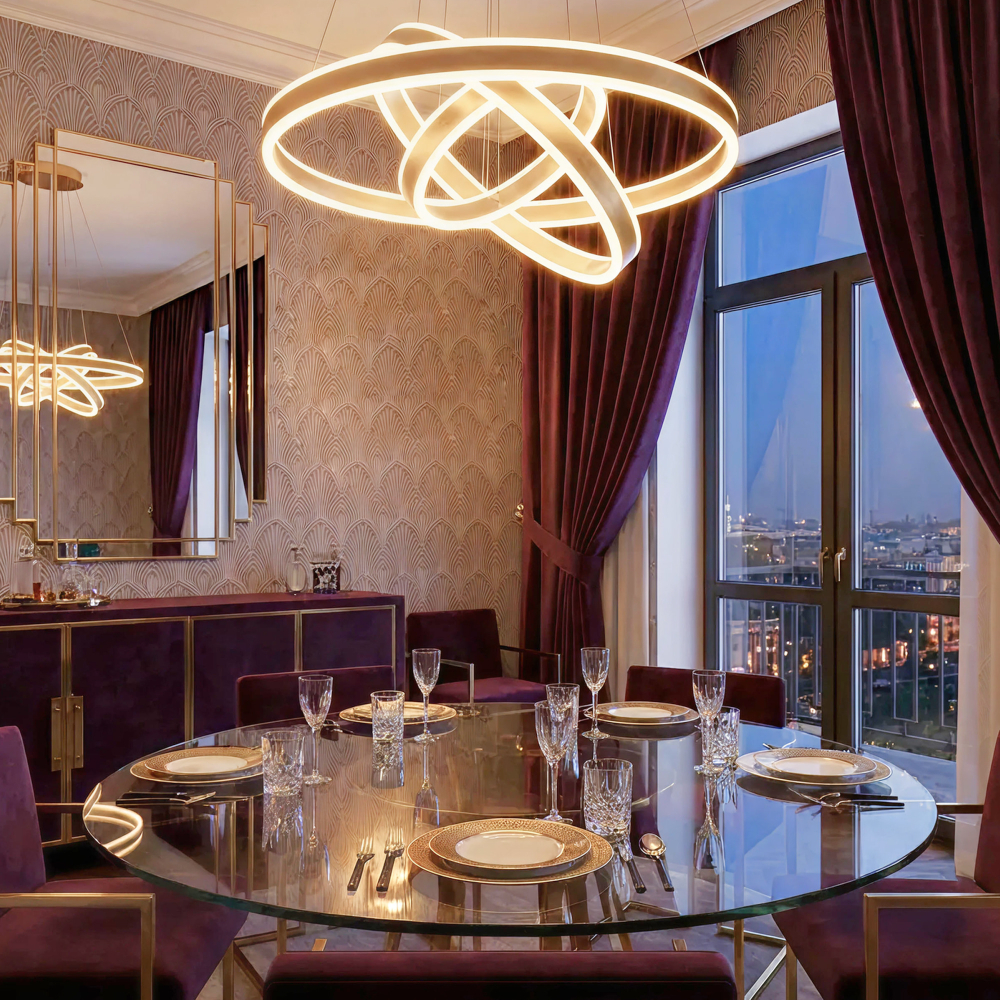 Citilux Дуэт CL719652 LED Люстра подвесная с пультом Золото