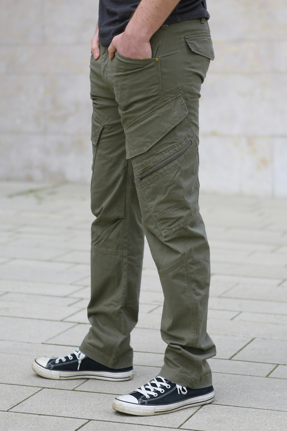 Brandit ADVEN SLIM FIT PANTS olive