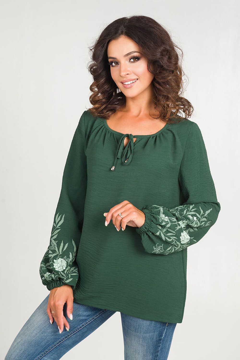 Туника Миранда (46-60) Serenada малахитовый (Акция)