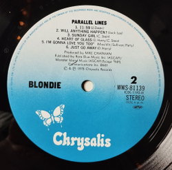 Винтажная виниловая пластинка LP Blondie Parallel Lines (Japan 1978) (No Obi) One Way Or Another