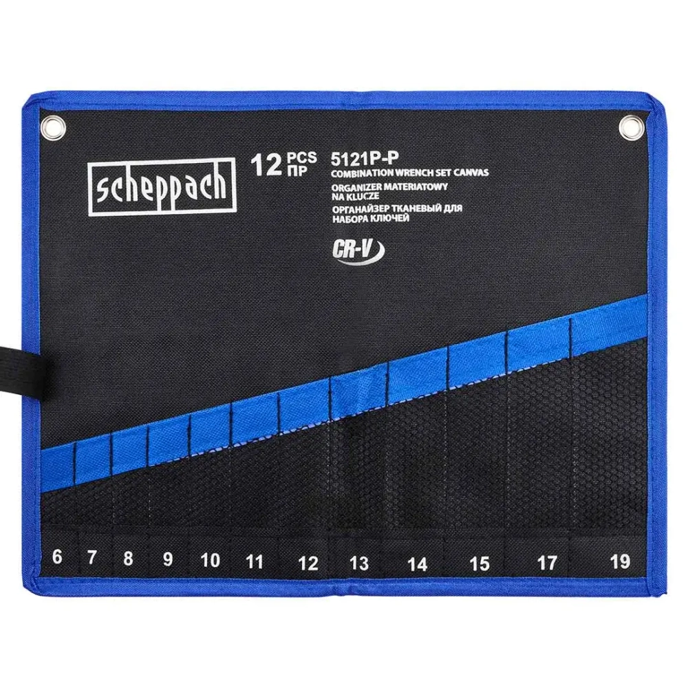 Органайзер тканевый для набора ключей 12пр. Scheppach Sch-5121P-P