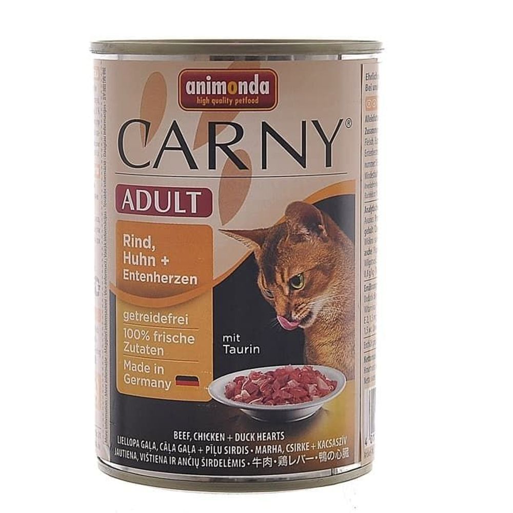Animonda Консервы 400г. CARNY Adul для кошек с курицей и уткой