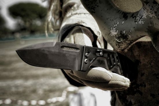 Нож Extrema Ratio RAO C (РАО Компакт) - сталь N690, рукоять черный алюминий