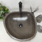 Раковина из речного камня RS-62025 (54*49*15)