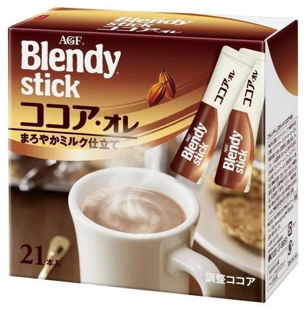 Какао AGF Blendy в стиках, 20 шт