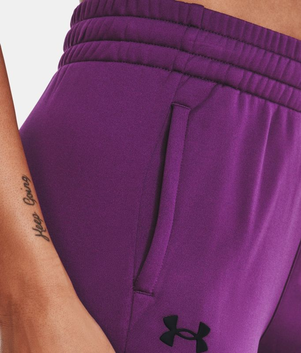 Женские теннисные брюки Under Armour Women's Armour Fleece® Joggers - Фиолетовый