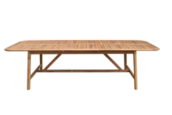 Стол из акации CALISTO раздвижной 219/278 см