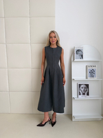 Сарафан Адель серый