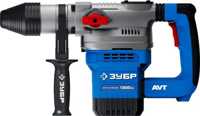 ЗУБР 40 мм, 1300 Вт, АВТ, перфоратор SDS-Max, Профессионал (ЗПМ-40-1300 ЭВ)