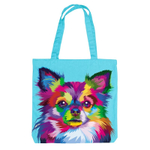 Эко сумка "Разноцветный Чихуахуа"