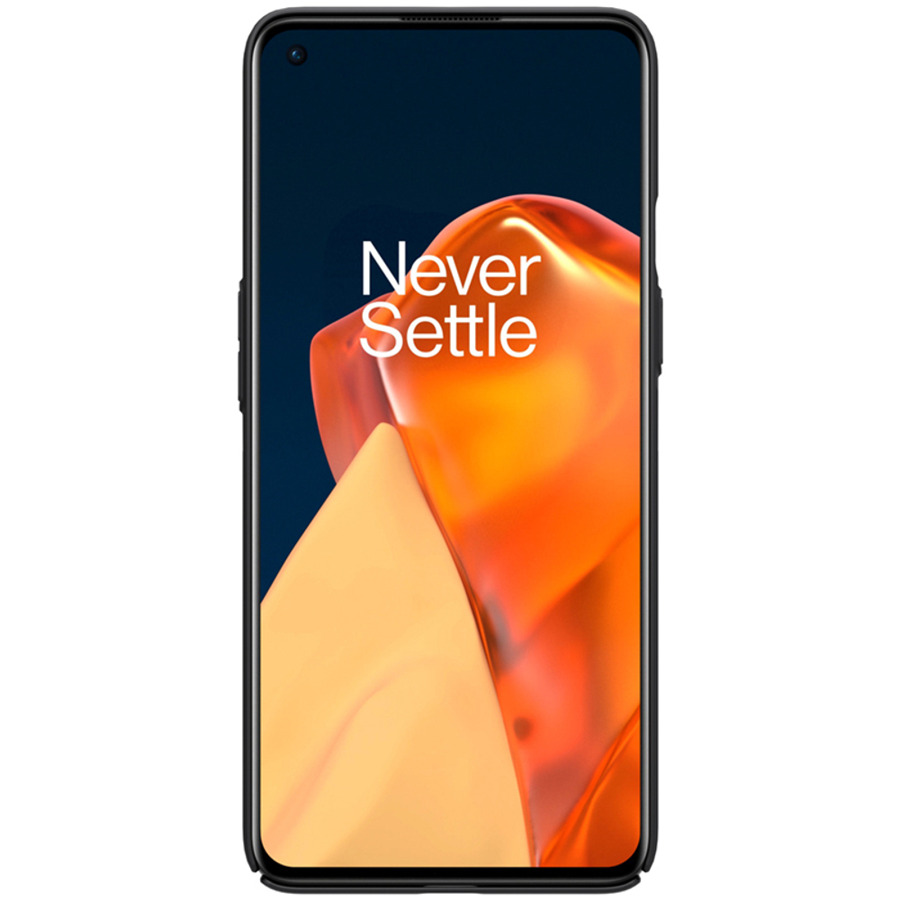 Тонкий жесткий чехол от Nillkin для OnePlus 9 (рынок IN и CN), серия Super Frosted Shield
