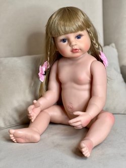 Кукла Реборн виниловая 55см в пакете (FA-126)