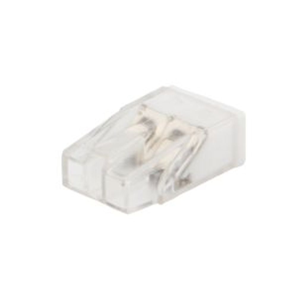 Экспресс-клемма с пастой REXANT СМК 2273-242, 2-проводная 0.5-2.5 мм², прозрачная, блистер (20 шт./у