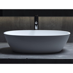 Раковина Salini Sofia 560х335х150мм, мат-л: S-Sense, глянцевый белый