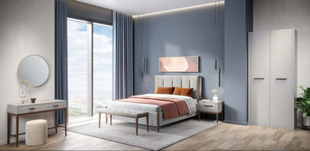 КОСМО Шкаф-Модуль 1дв (штанга+2 полки+ручка+цоколь в комплекте) Арт. 551