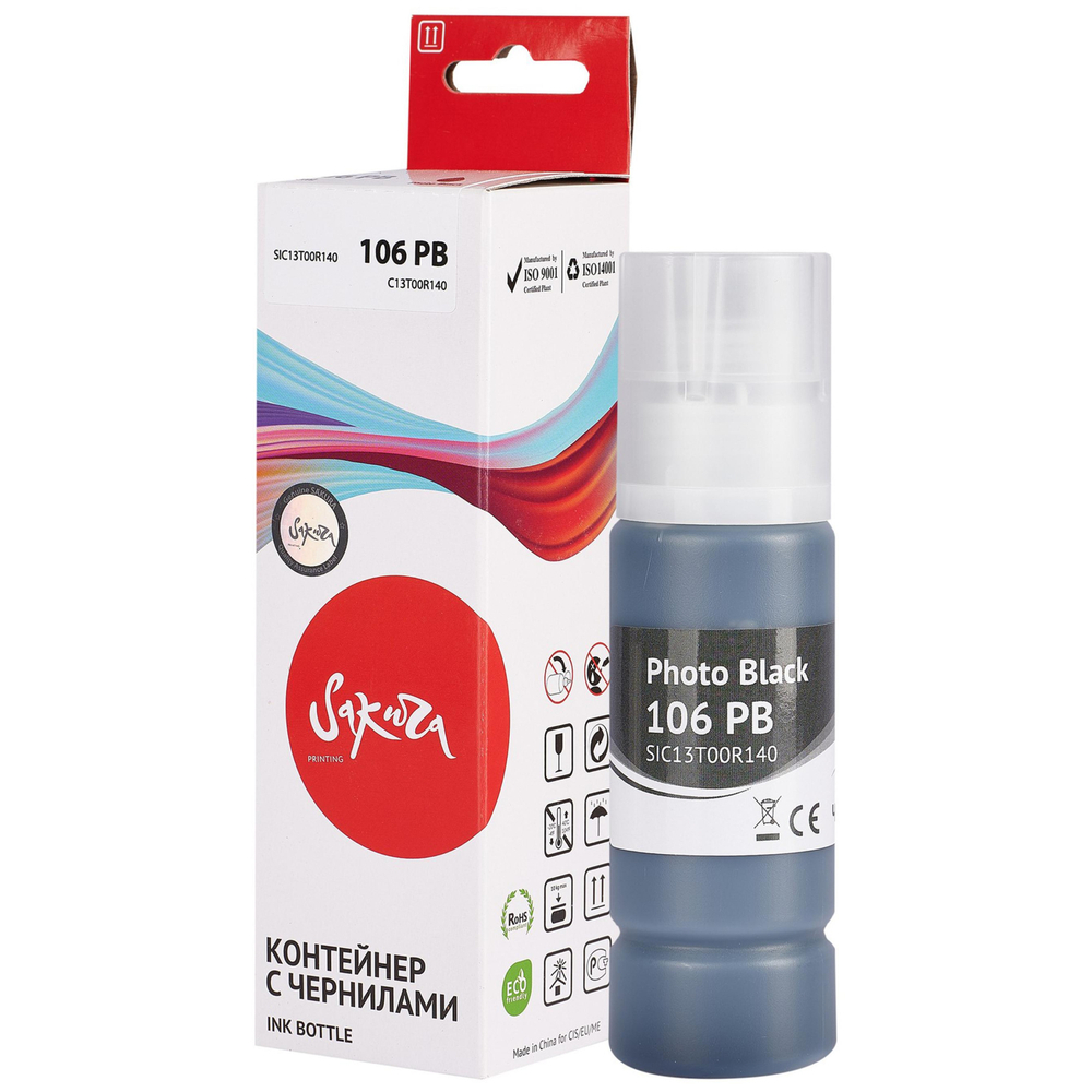 Чернила Sakura C13T00R140 106 PB/006 вод.фот.чер.70мл.для Epson ET-7700