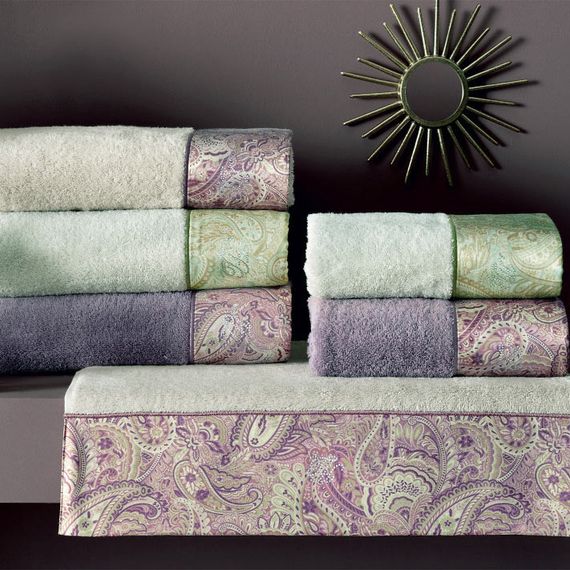 Набор полотенец  Etto (бежевый) 3 предмета TIVOLYO HOME Турция