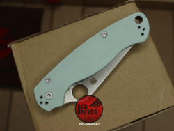 Нож Spyderco Paramilitary 2 G10 - минт рукоять, клинок сатин RK/466