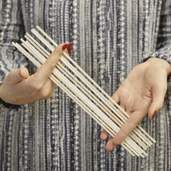 Дощечка палочки для моделирования Бальза 3мм* 3мм* 300 мм, толщина 3 мм (10 штук) /Бальса для моделирования