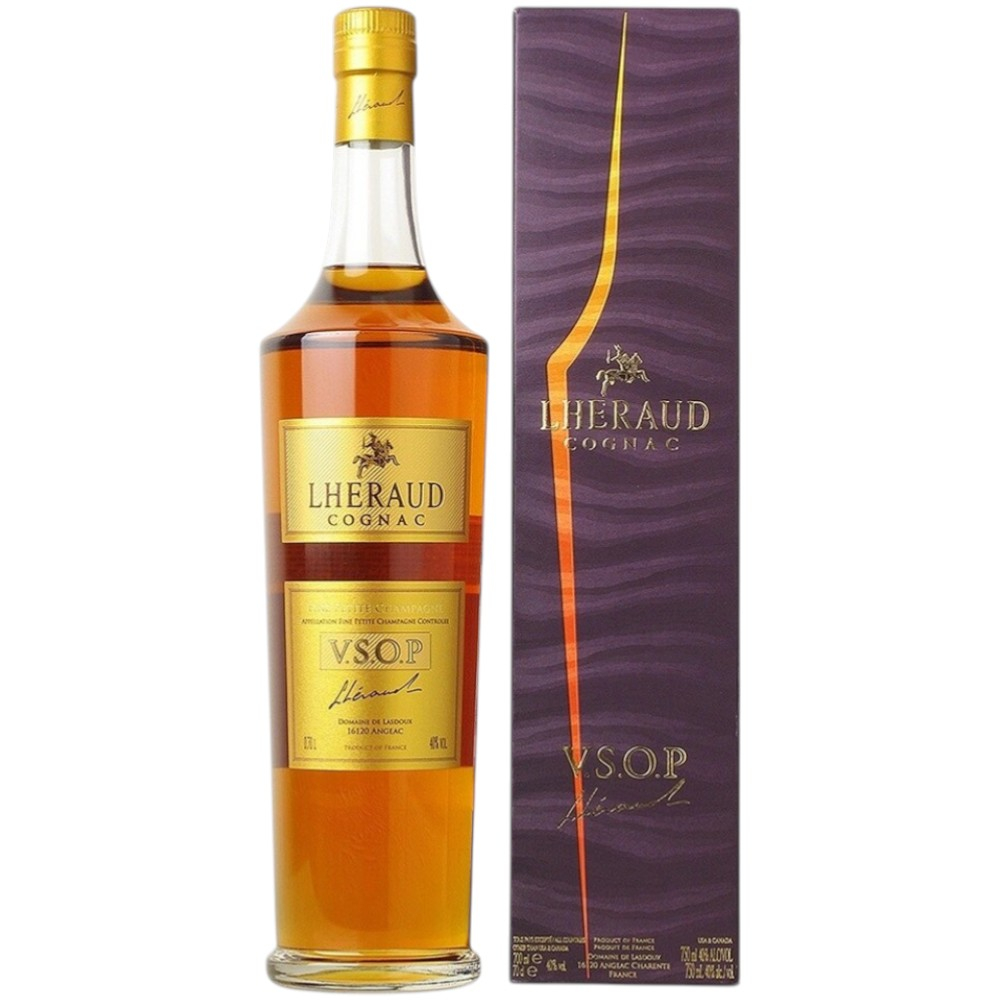 Коньяк Lheraud VSOP Emotion 0,7 л. В подарочной коробке
