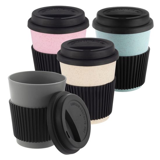 Стакан из бамбукового волокна 400 мл. Kamille KM 1135 с крышкой